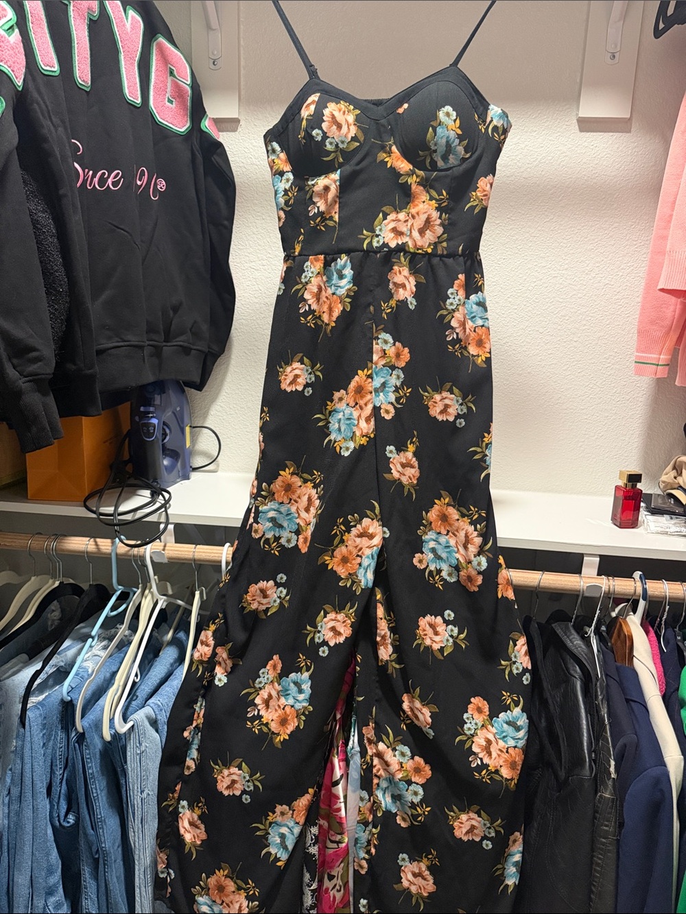 Xhilaration Floral Jumpsuit